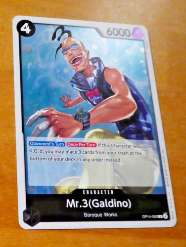 One piece english card - one,