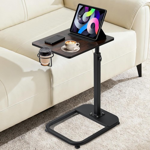 Adjustable tray table - table, w/