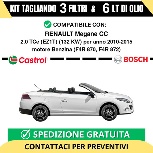 Tagliando per renault - renault, megane