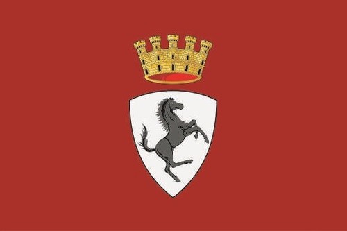 Adesivo arezzo città bandiera - città,