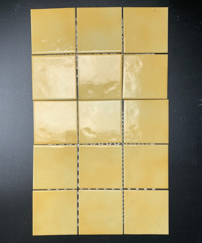 Piastrelle ceramica gialle - piastrelle, in