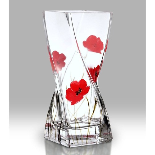 Vaso vetro torsione campi - vetro,