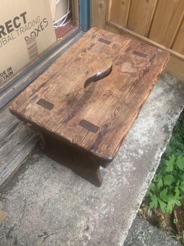 Sgabello vintage legno - vintage,