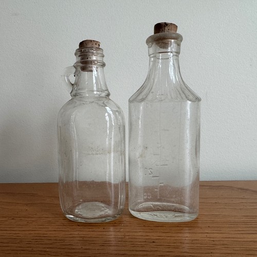 Coppia antiche bottiglie - (2),