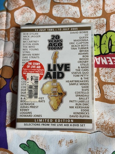 New sealed live aid 20 - live,