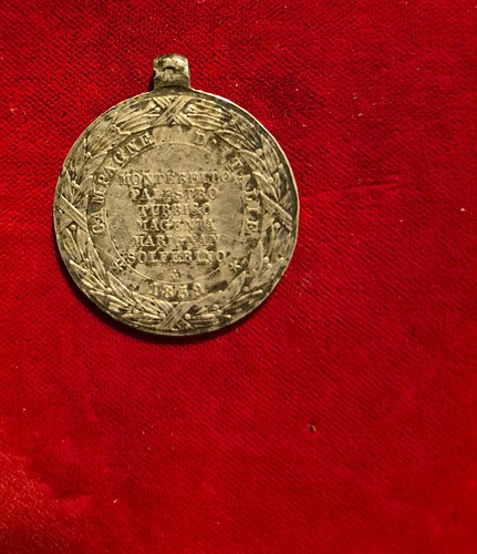 Medaglia argento napoleone iii - medaglia,