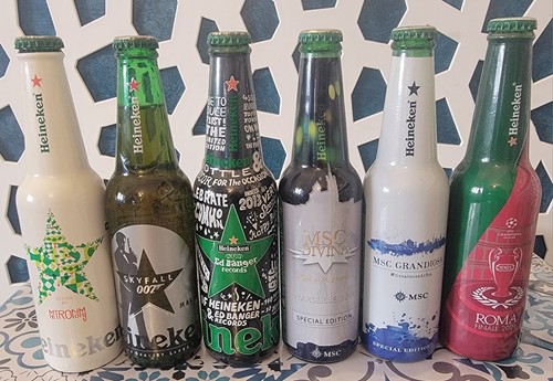Lotto bottiglie heineken - bottiglie,