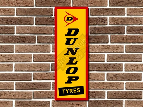 Dunlop insegna metallo - dunlop, targa