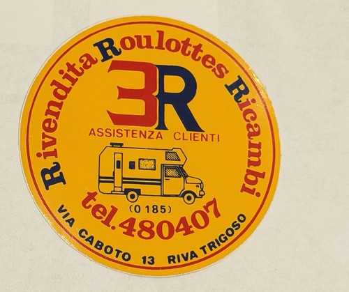 Adesivo vintage rivendita - adesivo,