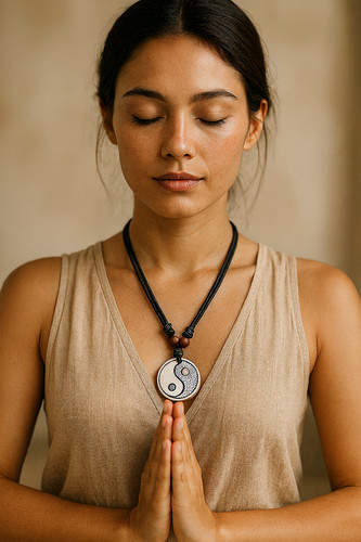 Collana yin yang - collana,