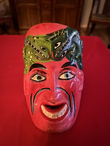 Maschera danza legno arte