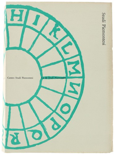 Studi piemontesi vol - piemontesi.,