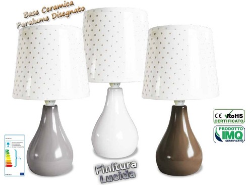 Lampada tavolo con base in - lampada,