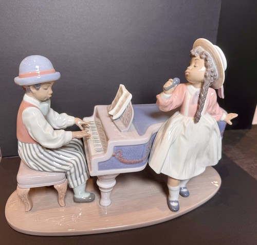 Retired lladro jazz band duo - lladro,