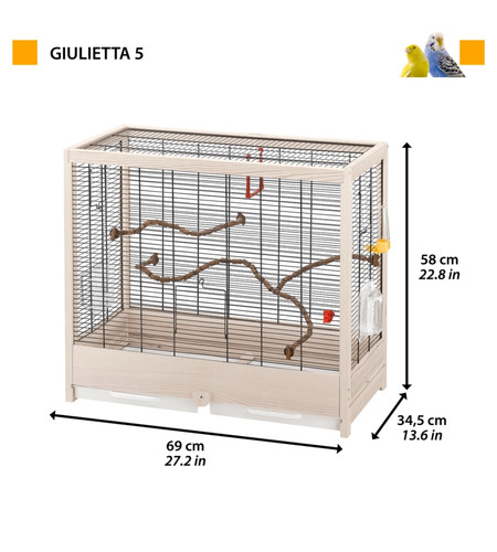 Gabbia per uccelli giulietta - per, "giulietta
