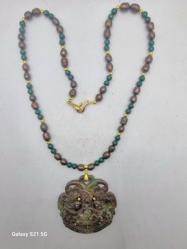 Collana iconica con mascherone - collana,
