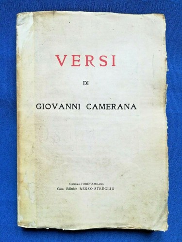 Giovanni camerana versi - giovanni,