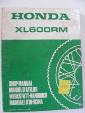 Honda xl600rm manuale officina - xl600rm,