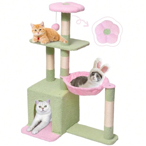 Albero per gatti fiori con - albero,