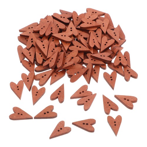 100 bottoni legno a - 100,