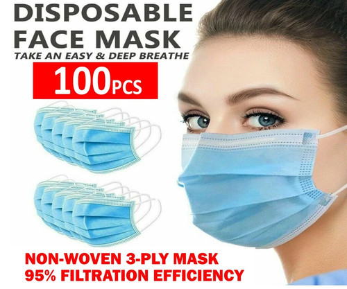 100 maschera viso monouso - maschera, 3