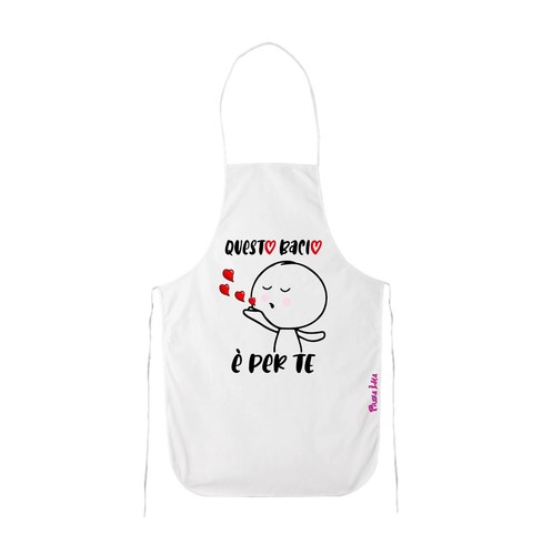 Grembiule cucina bianco - grembiule,