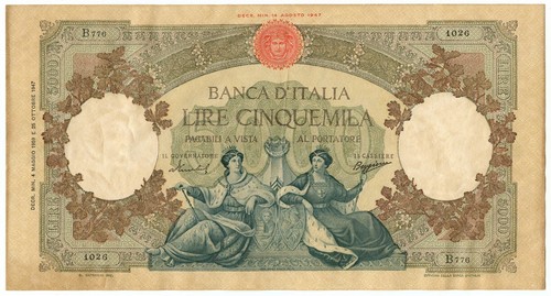 5000 lire capranesi - lire,