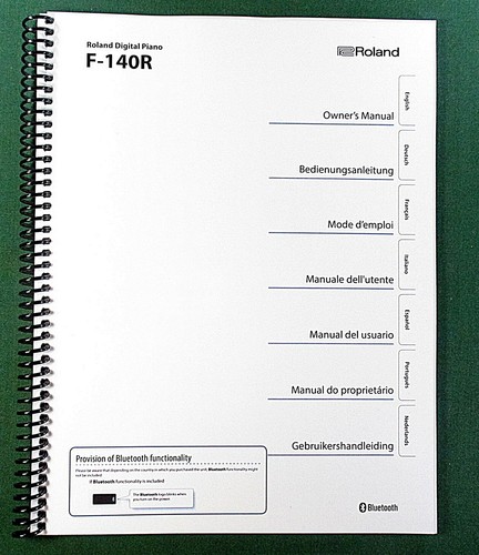 Roland 140r owner s - roland, f-140r