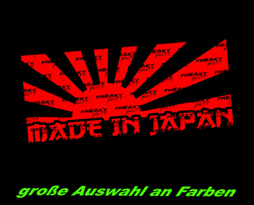 Adesivo auto made japan - adesivo,