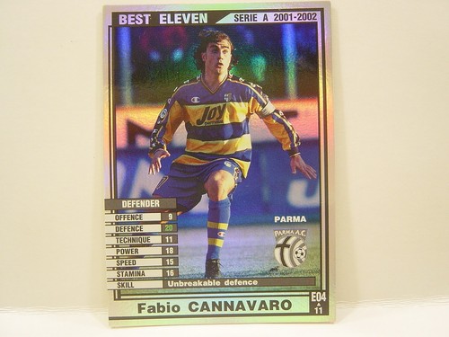 Panini wccf 2001 - panini, be