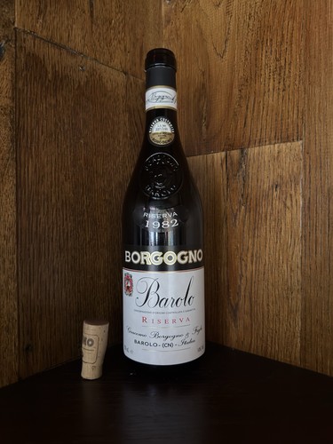 Borgogno barolo riserva 1982 - barolo,