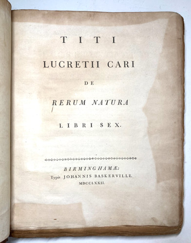 1772 baskerville lucretius - 1772,