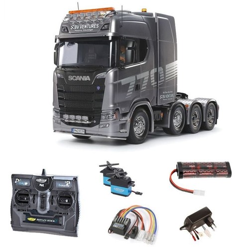 Tamiya scania 8x4 camion 4 - camion,