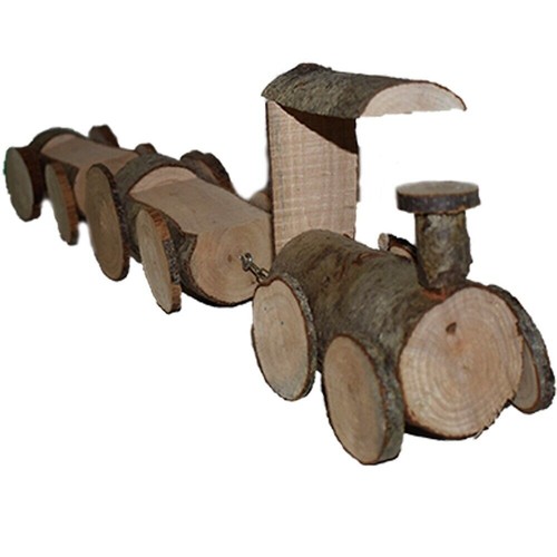 Treno legno naturale - legno,