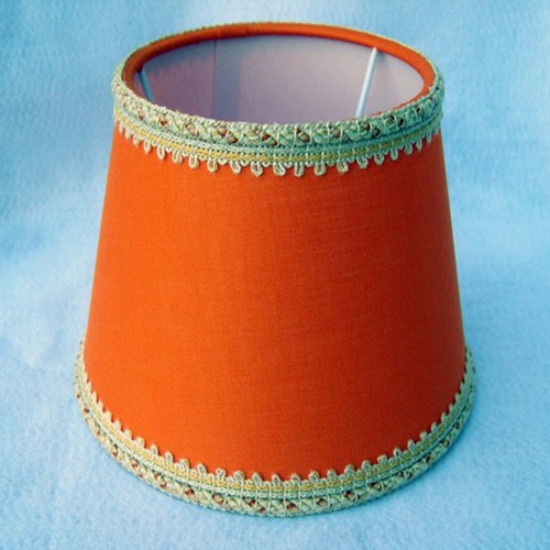 Paralume tessuto arancione - paralume,
