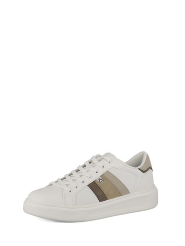Sneakers stringate uomo bianco