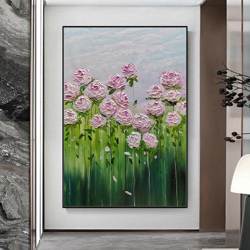 Quadro olio floreale fiori
