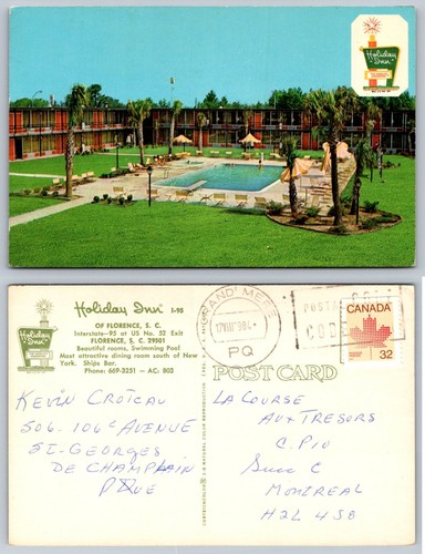 Cartolina epoca holiday inn - cartolina, d'epoca