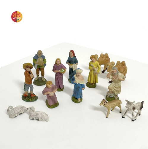 Statuine presepe vintage - , gesso