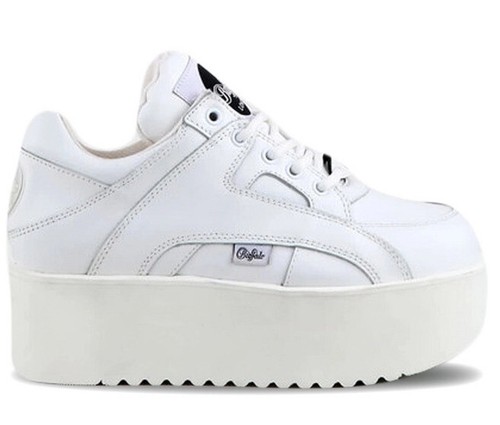 Buffalo nappa pelle - buffalo, blanco