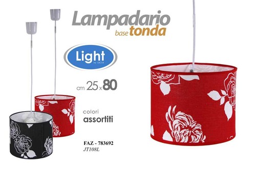 Lampadario rose tondo salotto - tondo,