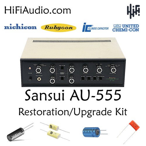 Sansui 555 ricostruzione - au-555,