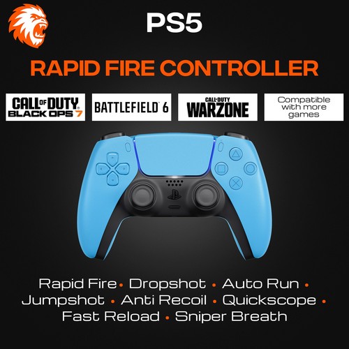 Controller ps5 rapid fire - controller,