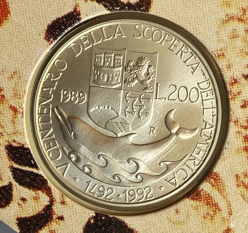 200 lire 1989 - lire, america