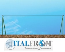 2 Pali Zincati Plastificati Stendibiancheria Stendi Panni Stendino da Giardino