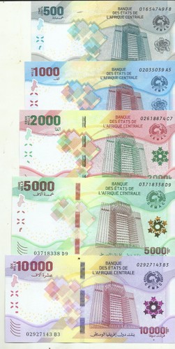 Lotto set stati centrafricani - set,