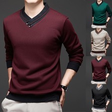 Maglione uomo scollo a V per