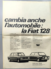 FIAT 128 AUTO CLIPPING ADVERT