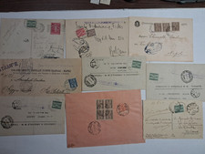 n. 9 affrancature tassate come da scansione (4% del val. di catalogo)