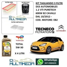 KIT TAGLIANDO 3 FILTRI OLIO